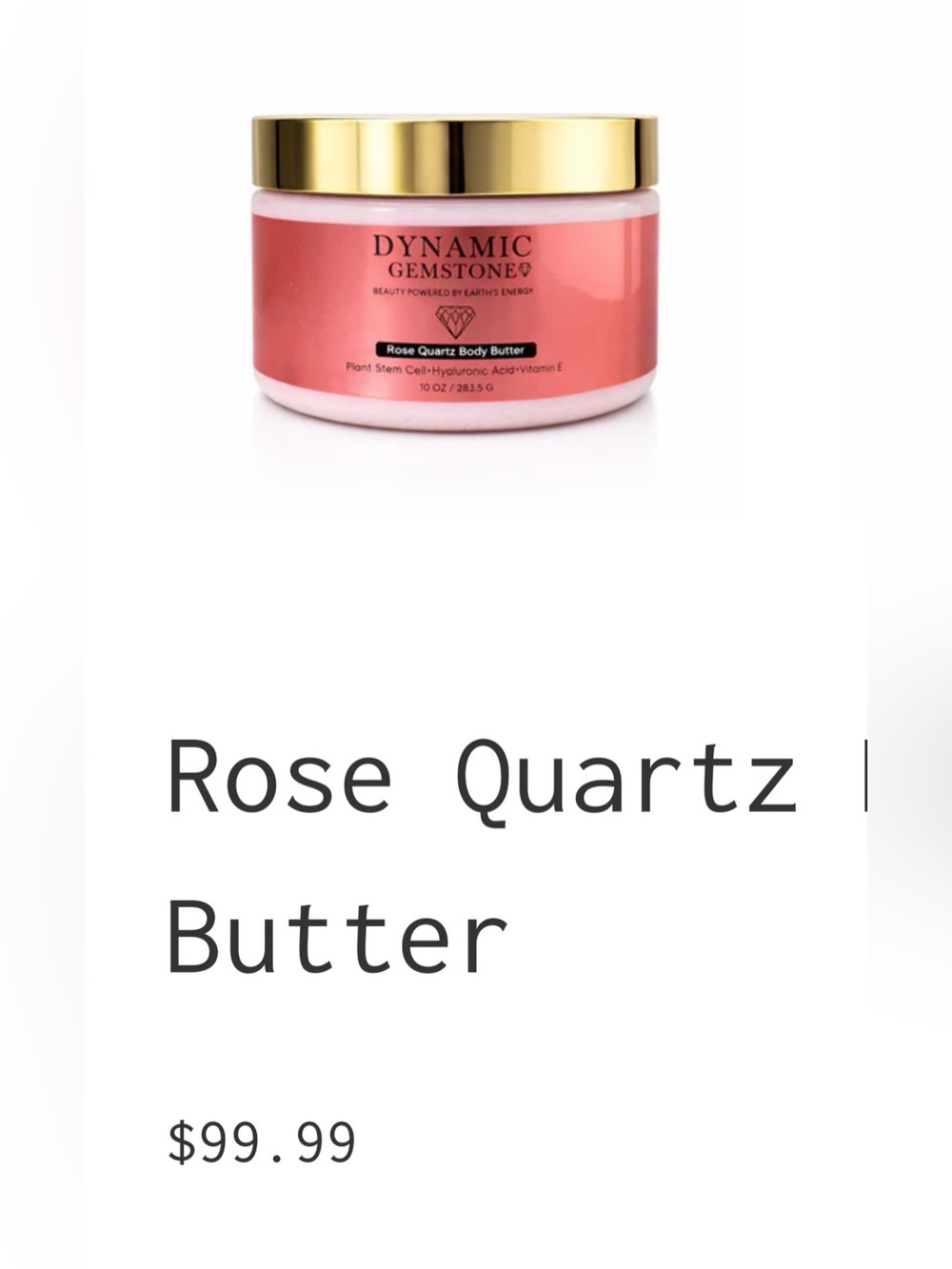 Dynamic gemstone body scrub, body butter set - Picture 2 of 3